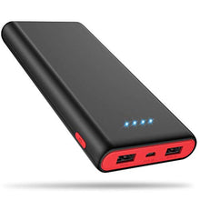 Load image into Gallery viewer, Portable Charger Power Bank 25800mAh, Ultra-High Capacity Fast Phone Charging with Newest Intelligent Controlling IC, 2 USB Port External Cell Phone Battery Pack Compatible with iPhone,Android etc
