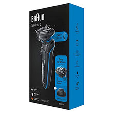 Load image into Gallery viewer, Braun Electric Razor for Men, Series 5 5018s Electric Foil Shaver with Precision Beard Trimmer, Rechargeable, Wet &amp; Dry with EasyClean
