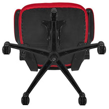 Load image into Gallery viewer, Flash Furniture Mid-Back Red Mesh Swivel Ergonomic Task Office Chair with Flip-Up Arms
