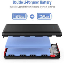 Load image into Gallery viewer, Portable Charger Power Bank 25800mAh, Ultra-High Capacity Fast Phone Charging with Newest Intelligent Controlling IC, 2 USB Port External Cell Phone Battery Pack Compatible with iPhone,Android etc
