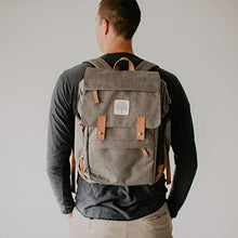 Load image into Gallery viewer, Parker Baby Diaper Backpack - Large Diaper Bag with Insulated Pockets, Stroller Straps and Changing Pad -&quot;Birch Bag&quot; - Gray

