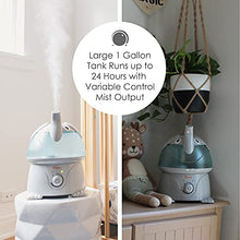 Load image into Gallery viewer, Crane Adorables Ultrasonic Cool Mist Humidifier, Filter Free, 1 Gallon, 500 Sq Ft Coverage, Whisper Quiet, Air Humidifier for Plants Home Bedroom Baby Nursery and Office, Elephant
