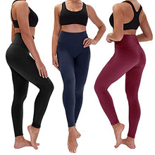 Load image into Gallery viewer, TNNZEET 7 Pack High Waisted Leggings for Women - Buttery Soft Workout Running Yoga Pants
