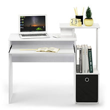 Load image into Gallery viewer, Furinno Econ Multipurpose Home Office Computer Writing Desk, White/Black
