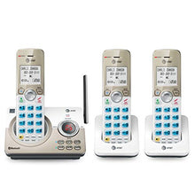 Load image into Gallery viewer, AT&amp;T DL72319 DECT 6.0 3-Handset Cordless Phone for Home with Connect to Cell, Call Blocking, 1.8&quot; Backlit Screen, Big Buttons, intercom, and Unsurpassed Range
