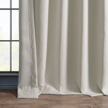 Load image into Gallery viewer, HPD Half Price Drapes Faux Linen Room Darkening Curtains - 120 Inches Long Luxury Linen Curtains for Bedroom &amp; Living Room (1 Panel), 50W X 120L, Birch
