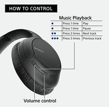 Load image into Gallery viewer, Sony Noise Cancelling Headphones WHCH710N: Wireless Bluetooth Over the Ear Headset with Mic for Phone-Call, Blue (Amazon Exclusive)
