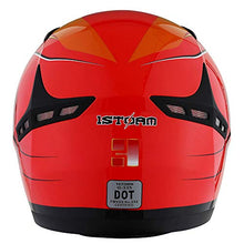 Load image into Gallery viewer, 1STORM Motorcycle Bike Full FACE Helmet Booster Iron Red
