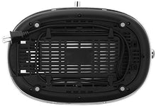 Load image into Gallery viewer, Frigidaire ETO102-BLACK, 2 Slice Toaster, Retro Style, Wide Slot for Bread, English Muffins, Croissants, and Bagels, 5 Adjustable Toast Settings, Cancel and Defrost, 900w, Black

