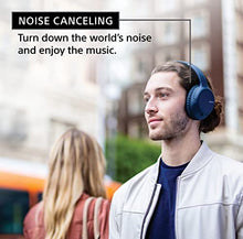 Load image into Gallery viewer, Sony Noise Cancelling Headphones WHCH710N: Wireless Bluetooth Over the Ear Headset with Mic for Phone-Call, Blue (Amazon Exclusive)
