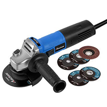 Load image into Gallery viewer, AVID POWER Angle Grinder, 7.5-Amp 4-1/2 inch Electric Grinder Power Tools with Grinding Wheels, Cutting Wheels, Flap Disc and Auxiliary Handle for Cutting, Grinding, Polishing and Rust Removal - Blue
