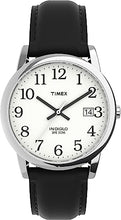 Load image into Gallery viewer, Timex T2H281 Easy Reader 35mm Black Leather Strap Watch
