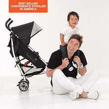 Load image into Gallery viewer, Summer 3Dlite Convenience Stroller, Jet Black - Lightweight Stroller with Aluminum Frame, Large Seat Area, 4 Position Recline, Extra Large Storage Basket - Infant Stroller for Travel and More
