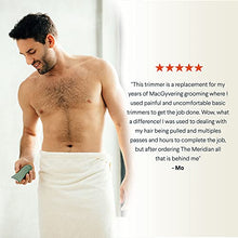 Load image into Gallery viewer, Meridian - The Trimmer - Electric Body &amp; Pubic Hair Trimmer - Waterproof and Cordless for Wet/Dry Use - Painlessly Remove Hair to Feel Fresh Down There - for Men &amp; Women - 90 Min Battery Life - Sage
