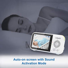 Load image into Gallery viewer, VTech VM819-2 Video Baby Monitor with 19-Hour Battery Life, 2 Cameras, 1000ft Long Range, Auto Night Vision, 2.8” Screen, 2-Way Audio Talk, Temperature Sensor, Power Saving Mode and Lullabies
