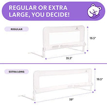 Load image into Gallery viewer, Bed Rail for Toddlers - Extra Long Toddler Bedrail Guard for Kids Twin, Double, Full Size Queen &amp; King Mattress - Baby Bed Rails for Children (White XL)
