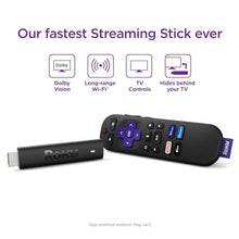 Load image into Gallery viewer, Roku Streaming Stick - Portable 4K/HDR/Dolby Vision Streaming Device, Voice Remote, Free &amp; Live TV
