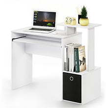 Load image into Gallery viewer, Furinno Econ Multipurpose Home Office Computer Writing Desk, White/Black
