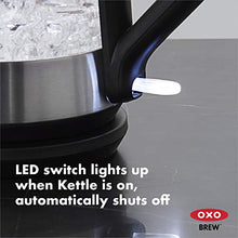 Load image into Gallery viewer, OXO BREW Cordless Glass Electric Kettle, Clear, 175 L
