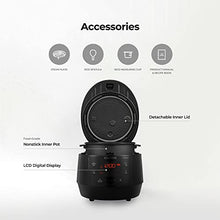 Load image into Gallery viewer, CUCKOO CMC-QAB501SB | 5QT. Standard 8-in-1 Pressure Cooker | 10 Menu Options: Slow Cooker, Sauté, Steamer, Yogurt &amp; More, Made in Korea | Black
