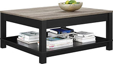 Load image into Gallery viewer, Ameriwood Home Carver Coffee Table, Black,5047196PCOM
