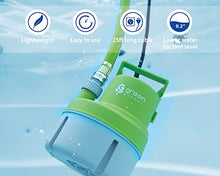 Load image into Gallery viewer, Green Expert 1/6HP Handy Utility Pump Submersible 25-Foot Power Cord Portable for Water Removal from Pools Hot Tub Flooded House Basement Sump Pit Backup Drain Pump Easy to Use
