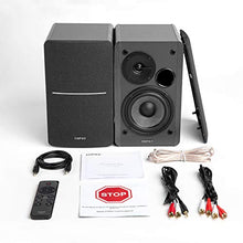 Load image into Gallery viewer, Edifier R1280DBs Active Bluetooth Bookshelf Speakers - Optical Input - 2.0 Wireless Studio Monitor Speaker - 42W RMS with Subwoofer Line Out - Black
