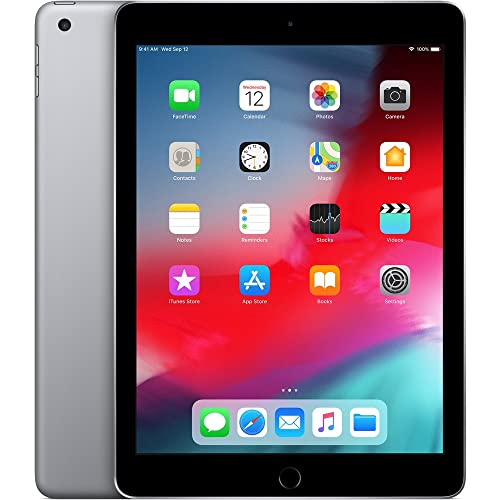 (Refurbished) iPad (2018 Model) with Wi-Fi only 32GB Apple 9.7in iPad MR7F2LL/A Space Gray