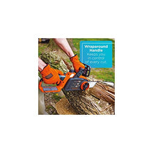 Load image into Gallery viewer, BLACK+DECKER 20V MAX Cordless Chainsaw Kit, 10 inch, Battery and Charger Included (LCS1020)
