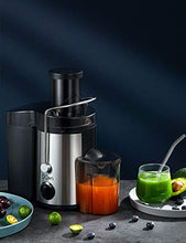 Load image into Gallery viewer, Juicer Machine, 500W Centrifugal Juicer Extractor with Wide Mouth 3” Feed Chute for Fruit Vegetable, Easy to Clean, Stainless Steel, BPA-free, by QCen

