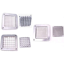 Load image into Gallery viewer, French Fry Cutter Commercial Grade Potato Slicer with Stand Suction Feet Complete Set, Includes 1/4&quot;, 3/8&quot;, 1/2&quot;, 2 Pieces L Stand
