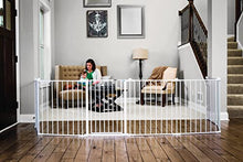 Load image into Gallery viewer, Regalo 192-Inch Super Wide Adjustable Baby Gate and Play Yard, 4-In-1, Bonus Kit, Includes 4 Pack of Wall Mounts
