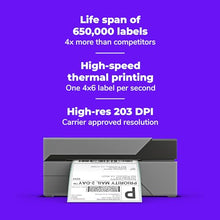 Load image into Gallery viewer, Rollo USB Shipping Label Printer - Commercial Grade Thermal Label Printer for Shipping Packages - High Speed Direct Thermal 4x6 Label Printer &amp; Custom Sticker Label Maker - Supports Windows &amp; Mac
