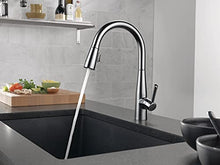 Load image into Gallery viewer, Delta Faucet Essa Brushed Nickel Kitchen Faucet, Kitchen Faucets with Pull Down Sprayer, Kitchen Sink Faucet, Faucet for Kitchen Sink with Magnetic Docking Spray Head, Arctic Stainless 9113-AR-DST

