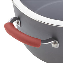 Load image into Gallery viewer, Rachael Ray - 87630 Rachael Ray Cucina Hard Anodized Nonstick Cookware Pots and Pans Set, 12 Piece, Gray with Red Handles
