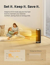 Load image into Gallery viewer, Dreo Space Heater, Portable Electric Heaters for Indoor Use, 70° Oscillation, 12H Timer, Quiet PTC Ceramic Heating with Thermostat, Safety Protection, Remote for Office, Home Bedroom
