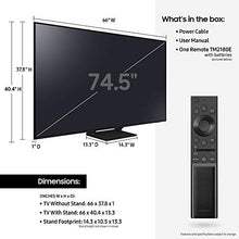Load image into Gallery viewer, SAMSUNG 75-Inch Class QLED Q70A Series - 4K UHD Quantum HDR Smart TV with Alexa Built-in (QN75Q70AAFXZA, 2021 Model)
