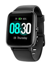 Load image into Gallery viewer, GRV Smart Watch for iOS and Android Phones (Answer/Make Calls), Watches for Men Women IP68 Waterproof Smartwatch Fitness Tracker Watch with Heart Rate/Sleep Monitor Steps Calories Counter (Black)

