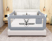 Load image into Gallery viewer, Lsbod Bed Rail for Toddlers Extra Long Baby Bed Rails Guard Safety Bedrail for Kids Twin, Double, Full Size Queen &amp; King Mattress(1side 59&quot; Lx27 H)…
