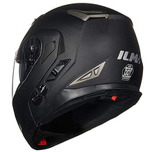 Load image into Gallery viewer, ILM Bluetooth Integrated Modular Flip up Full Face Motorcycle Helmet Sun Shield Mp3 Intercom (XL, Matte Black)
