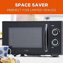 Load image into Gallery viewer, Commercial Chef CHMH900B6C 0.9 Cubic Foot Countertop Microwave, Compact, Rotary Control, Black
