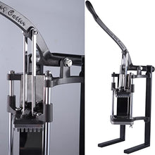 Load image into Gallery viewer, French Fry Cutter Commercial Grade Potato Slicer with Stand Suction Feet Complete Set, Includes 1/4&quot;, 3/8&quot;, 1/2&quot;, 2 Pieces L Stand

