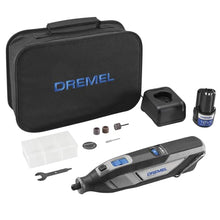 Load image into Gallery viewer, Dremel 8240 12V Cordless Rotary Tool Kit with Variable Speed and Comfort Grip - Includes 2AH Battery Pack, Charger, 5 Accessories &amp; Wrench, Tool Fabric Carry Bag, and Instruction Manual
