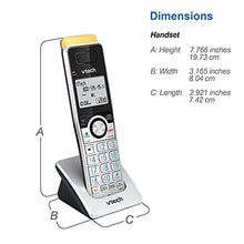 Load image into Gallery viewer, VTECH IS8121-2 Super Long Range up to 2300 Feet DECT 6.0 Bluetooth 2 Handset Cordless Phone for Home with Answering Machine, Call Blocking, Connect to Cell, Intercom and Expandable to 5 Handsets
