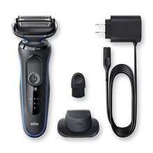 Load image into Gallery viewer, Braun Electric Razor for Men, Series 5 5018s Electric Foil Shaver with Precision Beard Trimmer, Rechargeable, Wet &amp; Dry with EasyClean
