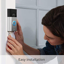 Load image into Gallery viewer, Ring Video Doorbell – 2020 release – 1080p HD video, improved motion detection, easy installation – Satin Nickel
