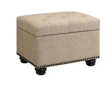 Load image into Gallery viewer, Convenience Concepts 5th Avenue Storage Ottoman
