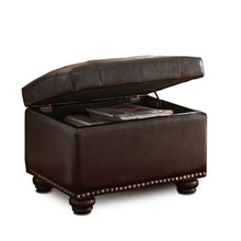 Load image into Gallery viewer, Convenience Concepts Designs4Comfort Storage Ottoman, Dark Espresso
