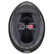 Load image into Gallery viewer, GLX GX11 Compact Lightweight Full Face Motorcycle Street Bike Helmet with Extra Tinted Visor DOT Approved (Matte Black, Medium)
