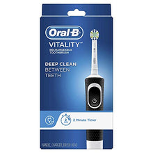 Load image into Gallery viewer, Oral-B Vitality FlossAction Electric Toothbrush with Replacement Brush Head, Black
